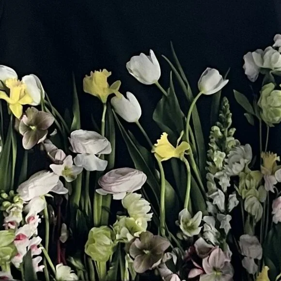 Victoria Beckham for Target Cropped Floral Shirt Size XS - Picture 4 of 4